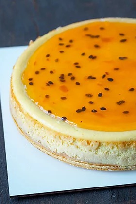 Passion fruit cheesecake